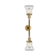 A thumbnail of the Innovations Lighting 208L Bellmont Brushed Brass / Clear