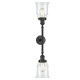 A thumbnail of the Innovations Lighting 208L Canton Matte Black / Clear