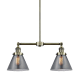 A thumbnail of the Innovations Lighting 209 Large Cone Antique Brass / Smoked