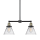 A thumbnail of the Innovations Lighting 209 Large Cone Black / Antique Brass / Clear