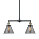 A thumbnail of the Innovations Lighting 209 Large Cone Black / Antique Brass / Smoked