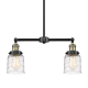 A thumbnail of the Innovations Lighting 209-10-21 Bell Linear Black Antique Brass / Deco Swirl
