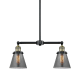 A thumbnail of the Innovations Lighting 209 Small Cone Black / Antique Brass / Smoked