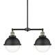 A thumbnail of the Innovations Lighting 209-13-18 Hampden Linear Black Antique Brass / Clear