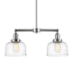 A thumbnail of the Innovations Lighting 209-10-21 Bell Linear Polished Chrome / Clear Deco Swirl