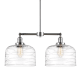 A thumbnail of the Innovations Lighting 209-10-21-L Bell Linear Polished Chrome / Clear Deco Swirl
