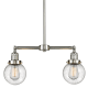 A thumbnail of the Innovations Lighting 209-6 Beacon Brushed Satin Nickel / Seedy Globe