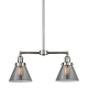 A thumbnail of the Innovations Lighting 209 Large Cone Brushed Satin Nickel / Smoked