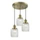 A thumbnail of the Innovations Lighting 211/3 Colton Antique Brass / Clear Halophane