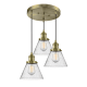 A thumbnail of the Innovations Lighting 211/3 Large Cone Antique Brass / Seedy