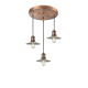 A thumbnail of the Innovations Lighting 211/3 Halophane Antique Copper / Halophane