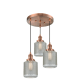 A thumbnail of the Innovations Lighting 211/3 Stanton Antique Copper / Clear Wire Mesh