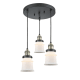 A thumbnail of the Innovations Lighting 211/3 Small Canton Black Antique Brass / Matte White