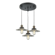 A thumbnail of the Innovations Lighting 211/3 Halophane Black Antique Brass / Clear Halophane