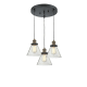 A thumbnail of the Innovations Lighting 211/3 Large Cone Black Antique Brass / Clear