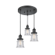 A thumbnail of the Innovations Lighting 211/3 Small Canton Matte Black / Seedy