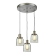 A thumbnail of the Innovations Lighting 211/3 Small Bell Brushed Satin Nickel / Clear
