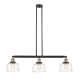 A thumbnail of the Innovations Lighting 213-13-41 Bell Linear Black Antique Brass / Clear Deco Swirl