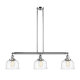 A thumbnail of the Innovations Lighting 213-13-41 Bell Linear Polished Chrome / Clear Deco Swirl