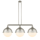A thumbnail of the Innovations Lighting 213-17-45 Hampden Linear Brushed Satin Nickel / Matte White