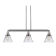 A thumbnail of the Innovations Lighting 213-S Large Cone Brushed Satin Nickel / Clear