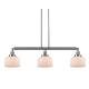 A thumbnail of the Innovations Lighting 213-S Large Bell Brushed Satin Nickel / Matte White Cased
