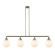 A thumbnail of the Innovations Lighting 214 Large Beacon Antique Brass / Matte White