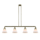 A thumbnail of the Innovations Lighting 214 Large Cone Antique Brass / Matte White