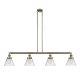 A thumbnail of the Innovations Lighting 214 Large Cone Antique Brass / Clear