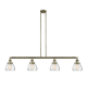 A thumbnail of the Innovations Lighting 214 Fulton Antique Brass / Clear