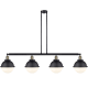 A thumbnail of the Innovations Lighting 214-13-54 Hampden Linear Black Antique Brass / Matte White