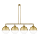 A thumbnail of the Innovations Lighting 214-17-58 Hampden Linear Brushed Brass / Clear