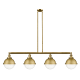 A thumbnail of the Innovations Lighting 214-13-54 Hampden Linear Brushed Brass / Seedy