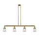 A thumbnail of the Innovations Lighting 214 Small Canton Brushed Brass / Clear