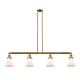 A thumbnail of the Innovations Lighting 214 Bellmont Brushed Brass / Matte White