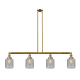 A thumbnail of the Innovations Lighting 214 Stanton Brushed Brass / Clear Wire Mesh