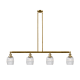 A thumbnail of the Innovations Lighting 214 Colton Brushed Brass / Clear Halophane