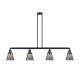 A thumbnail of the Innovations Lighting 214 Small Cone Matte Black / Plated Smoke