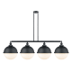 A thumbnail of the Innovations Lighting 214-17-58 Hampden Linear Matte Black / Matte White