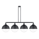 A thumbnail of the Innovations Lighting 214-17-58 Hampden Linear Matte Black / Clear