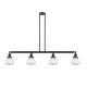 A thumbnail of the Innovations Lighting 214-S Olean Matte Black / Clear