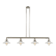 A thumbnail of the Innovations Lighting 214 Halophane Polished Nickel / Matte White Halophane
