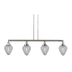 A thumbnail of the Innovations Lighting 214-S Geneseo Polished Nickel / Clear Crackle