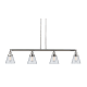 A thumbnail of the Innovations Lighting 214-S Small Cone Polished Nickel / Clear