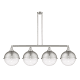 A thumbnail of the Innovations Lighting 214-17-58 Hampden Linear Brushed Satin Nickel / Seedy