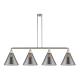 A thumbnail of the Innovations Lighting 214 X-Large Cone Brushed Satin Nickel / Plated Smoke