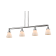 A thumbnail of the Innovations Lighting 214-S Small Cone Brushed Satin Nickel / Matte White Cased