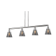 A thumbnail of the Innovations Lighting 214-S Small Cone Brushed Satin Nickel / Smoked