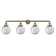 A thumbnail of the Innovations Lighting 215-14-44 Beacon Vanity Antique Brass / Clear