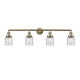 A thumbnail of the Innovations Lighting 215-10-42 Bell Vanity Antique Brass / Clear